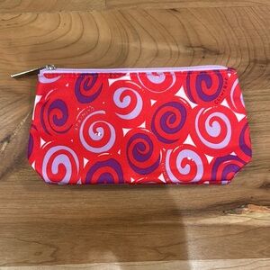 Red and Purple Swirl Pattern Clutch